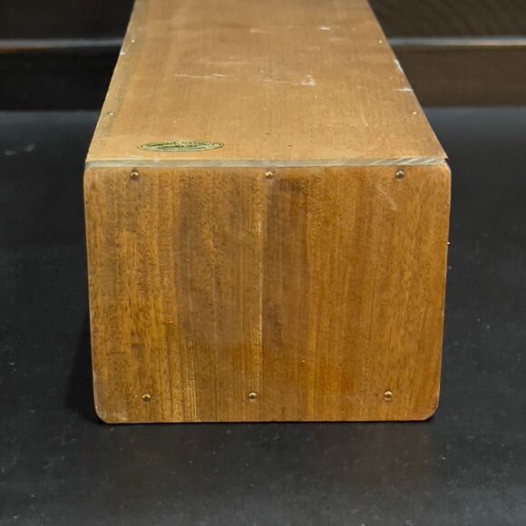 Vintage 60s Wall Mounted Cigarette Pack Dispensing Wood Box Smokes - Picture 9 of 9